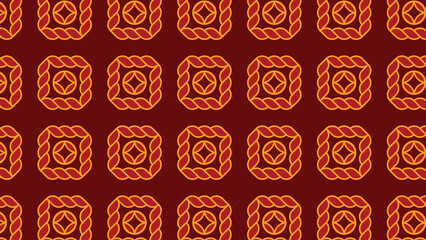 abstract ornamental vector seamless red pattern and swatches oriental chinese new year modern simple