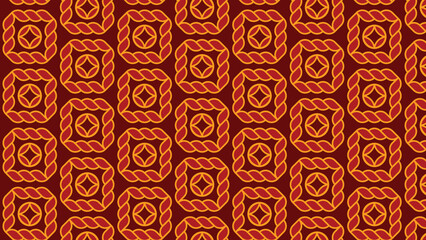 abstract ornamental vector seamless red pattern and swatches oriental chinese new year modern simple