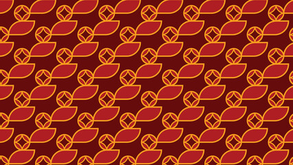 abstract ornamental vector seamless red pattern and swatches oriental chinese new year modern simple