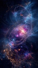 Wall Mural - Colorful Deep Space Nebula