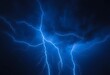 © Naksit - Dynamic electric blue streaks across dark stormy sky,  otherworldly,  celestial