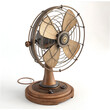 © Rehman - vintage electric fan isolated on white background