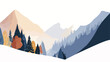 © Feri - Mountain landscape illustration