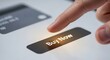 © Muhammad - Finger touching glowing 'Buy Now' button with credit card for easy online shopping and payment