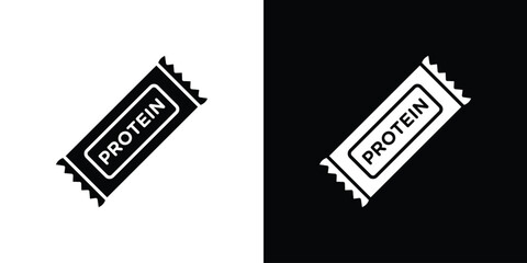Protein bar icon symbol for templates, web design and infographics