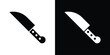 © Hestia - knife icon symbol for templates, web design and infographics