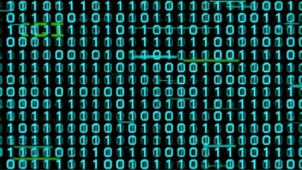 binary code digital data stream technology