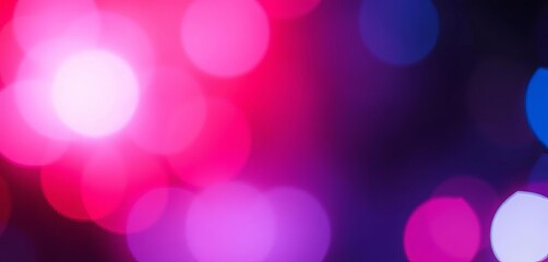 Wall Mural - Abstract blurred red and blue light glow, bokeh effect, luminescence, lens