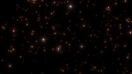 Wall Mural - overlay sparkles stars effect transparent animation backdrop