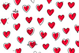 Express your love with this cute and playful heart pattern, perfect for Valentine's Day designs
