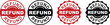 © NatureLover - Refund Labels Set – Money Back Guarantee Badges and Return Policy Stickers for Packaging and Marketing