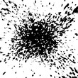 © mehdi naqvi  - Abstract black and white explosion vector background with scattered shapes and geometric elements design art