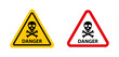 © Chris - Danger signs vector graphics collection on white background
