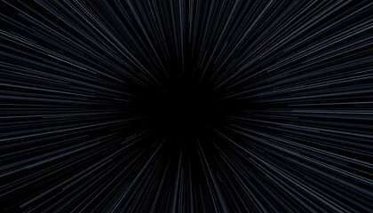 Wall Mural - Abstract black radial burst, radiating lines creating a dynamic, hypnotic effect,  digital art,  background