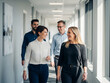© Alingga - The office atmosphere feels positive with relaxed, spirited interaction.