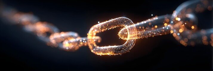Block chain concept with abstract, economy, security