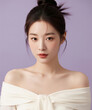 © CoreSelect - 아름다운 미인의 피부관리와 뷰티 메이크업Skin Care and Beauty Makeup of a Beautiful Woman