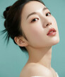© CoreSelect - 아름다운 미인의 피부관리와 뷰티 메이크업Skin Care and Beauty Makeup of a Beautiful Woman
