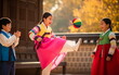 © CoreSelect - 한복 입고 공놀이하는 어린이 / Child Playing Ball in Hanbok