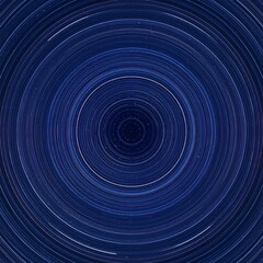 Wall Mural - Abstract Rotating Star Trails in a Dark Blue Night Sky With Celestial Motion