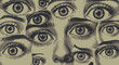 © Jauzan - Intriguing collage of human eyes creating a surreal and captivating image
