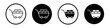 © Chris - Raw material icons pack in black and white versions for web.