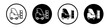 © Chris - Forklift icons pack in black and white versions for web.