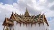 Beautiful Buddhist temple roofs in Bangkok, Thailand