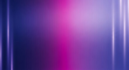 Canvas Print - abstract gradient background with vertical light streaks and soft glow blue bright