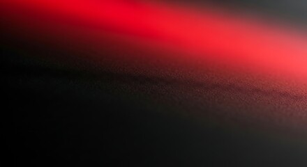 Canvas Print - Abstract Red Light Streak on Textured Dark Surface background black