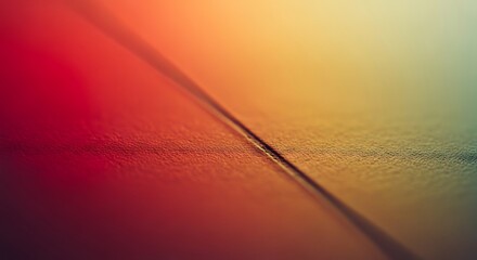 Canvas Print - Macro Texture with Red Orange Yellow Green Color Gradient and Line abstract background