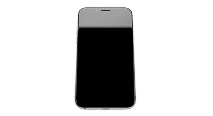 Modern smartphone isolated on transparent background
