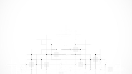 Wall Mural - Minimalistic texture with linear squares pattern. Creative idea of modern design with abstract geometric background