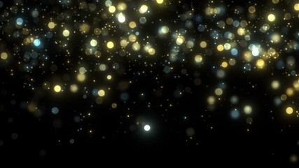 Wall Mural - blue glow dust light background animation