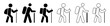 © somaye - person hiker backpack vector icon.