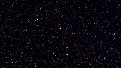 Wall Mural - Starry night sky. Colourful galaxy space. Glowing stars in the dark sky. New Year, Christmas and Celebration background concept.
