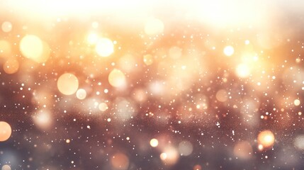 Golden bokeh background