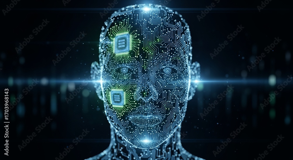 AI Neural Network: A visual representation of an artificial ...