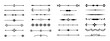 © Khalek - Collection of Decorative Black and White Line Dividers and Ornaments