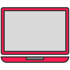 red laptop icon