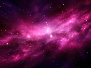 Wall Mural - Pink Nebula in Space