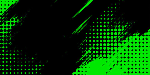 Green and blue light technology vector illustration for digital space backgrounds