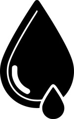 Wall Mural - Blood drops icon symbol pictogram.