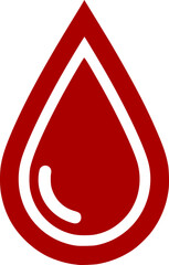 Wall Mural - Blood drops icon symbol pictogram.