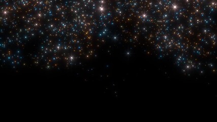 Wall Mural - colorful glitter dust background snow animation