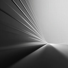 Wall Mural - Converging Parallel Lines with Shadow