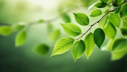 Green Leafy Branch