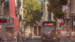 Timelapse of Bordeaux Cathedral or Cathedrale Saint Andre from Vital Carles street