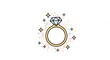 © AGUS - Diamond ring illustration