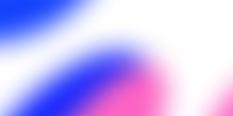 Canvas Print - abstract element with blue and pink glowing gradient with noise texture